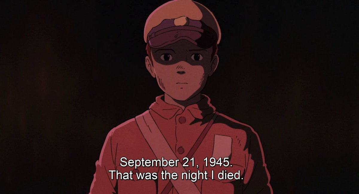 Sept 21st 1945 - The night Seita died.

📽️📆 Grave of the Fireflies (1988) #GraveOfTheFireflies