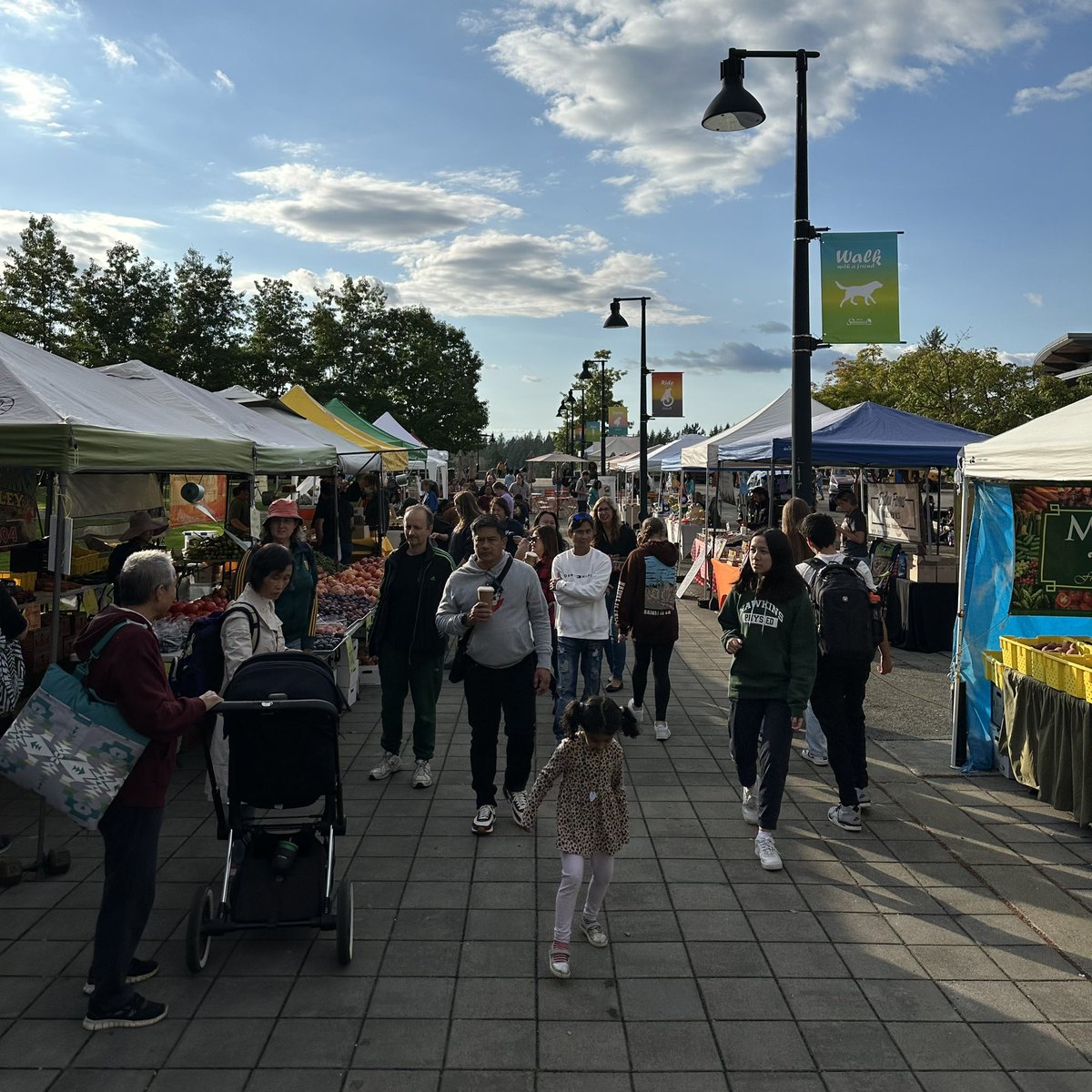 We’re down to the last 90 minutes of the first ever rain-free #SammamishFarmersMarket season.