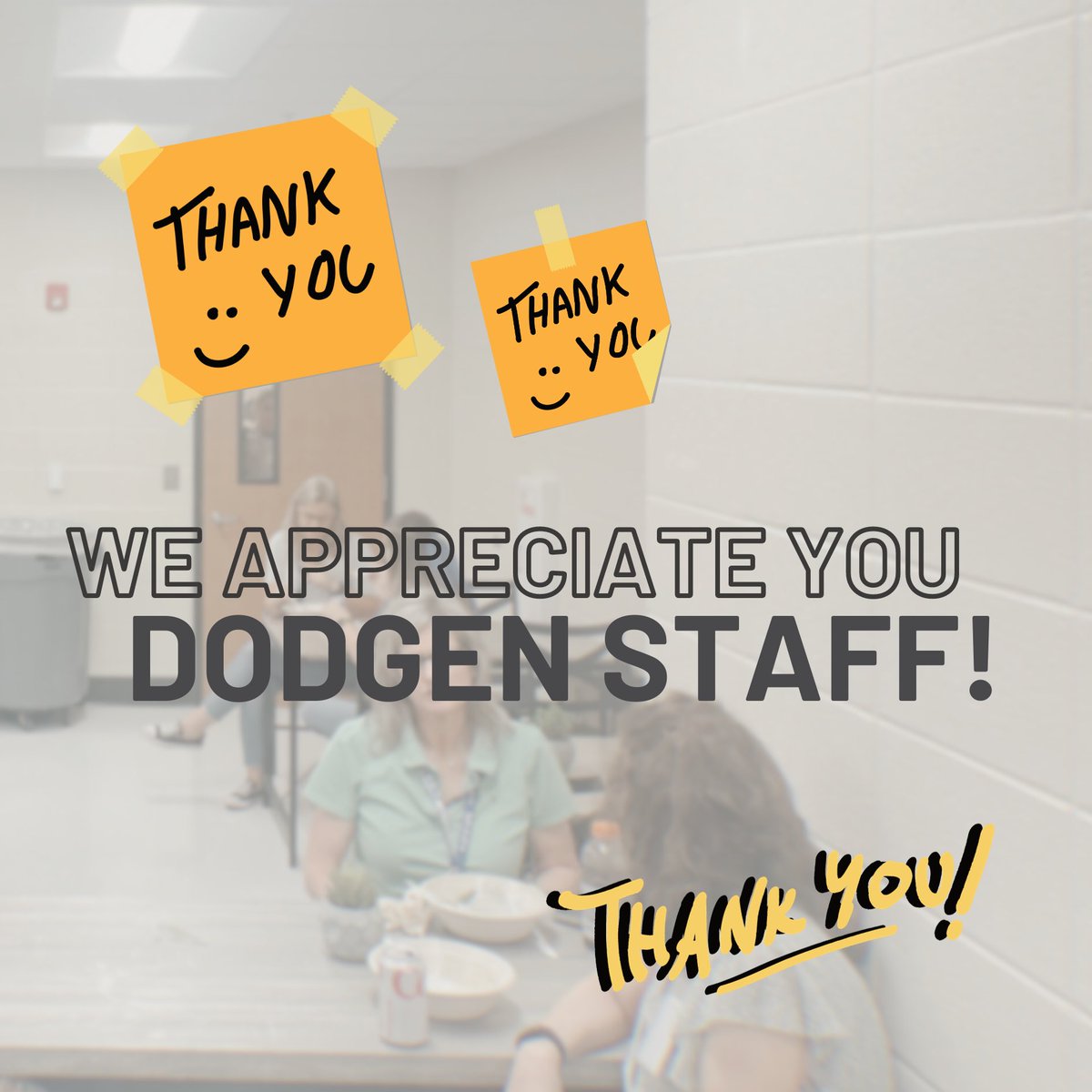 Today we appreciated the @Dodgen_MS_Cobb Staff with a special luncheon! We are so thankful for each of them and all that they do for our students. 

Let’s keep on celebrating them!! 👏🏽