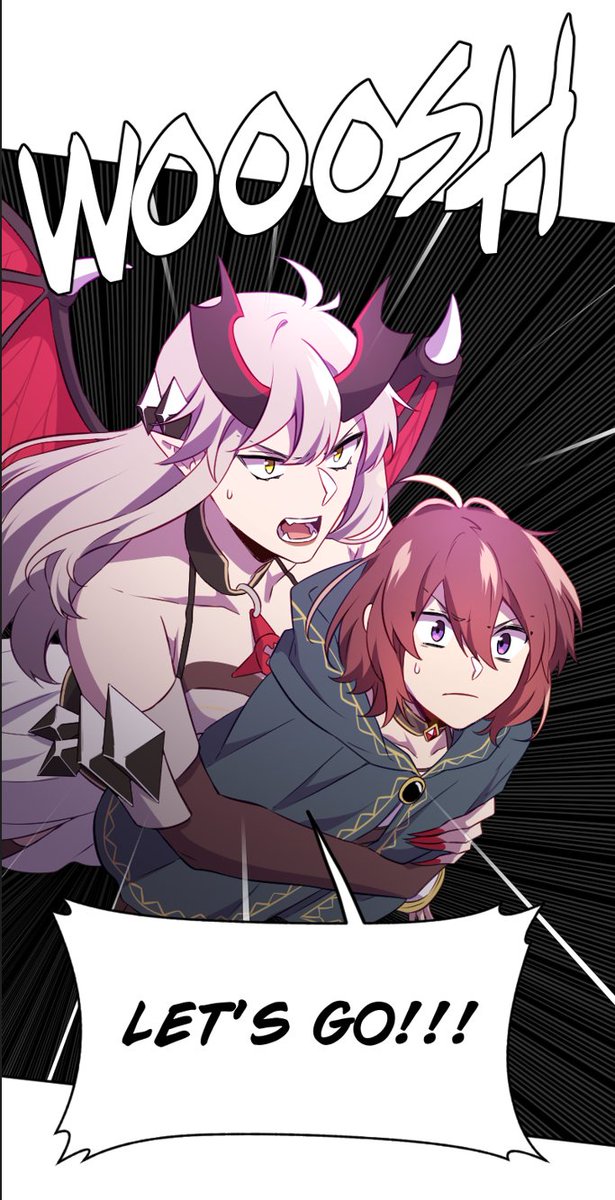 New episodes are up~ 3 more episodes remaining. The last 2 consists of 100 panels ✨✨ #mageanddemonqueen