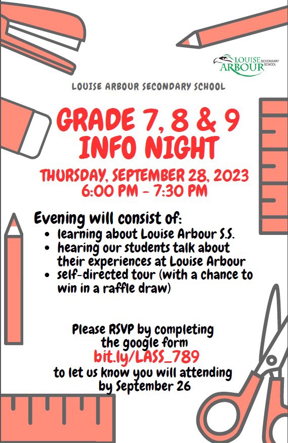 Mark your calendar future @LASSinspires grads! Bring your families and questions to this high school information event.
