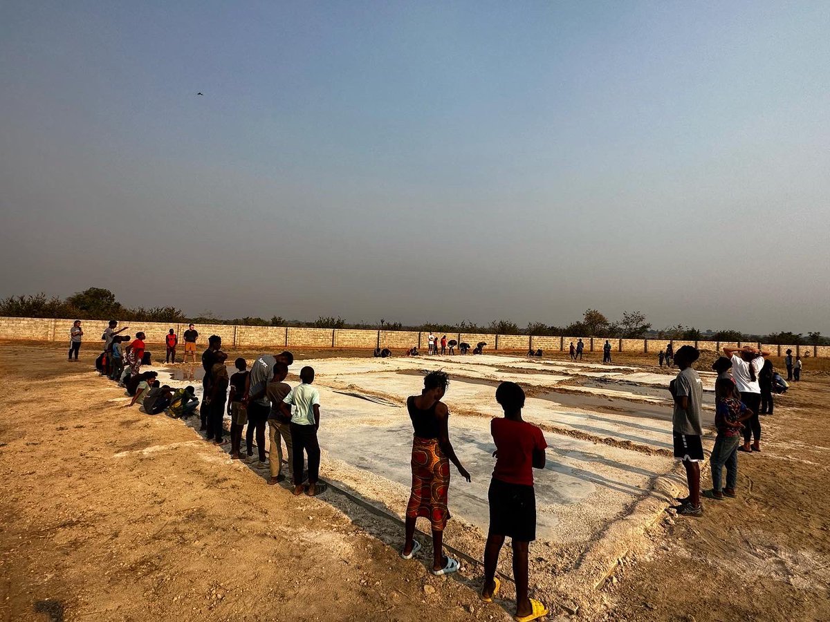 Today was the last day of the 14 day curing process for our court build in Zambia! Youth &amp; sports ministry participants at <a href="/PoeticeIntl/">Poetice</a> spent time praying over its foundation &amp; we cannot wait to see what God does next! #PlayBOLDxPoetice