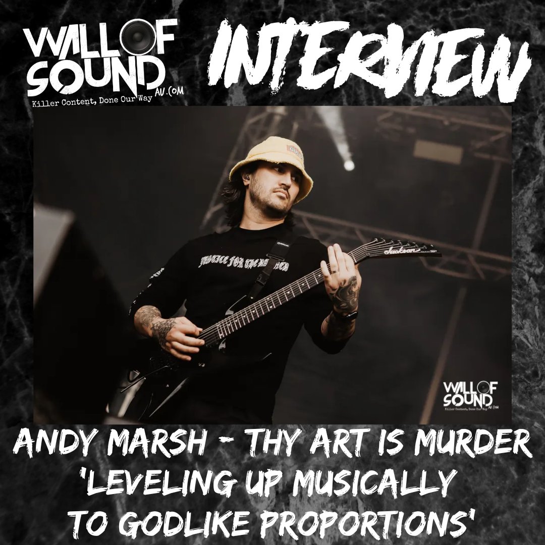 Join us as we chat with <a href="/thyartismurder/">Thy Art Is Murder</a> shredmaster/songwriter Andy Marsh (<a href="/stillupsocut/">Andy Marsh</a>) about the band's monstrous new album Godlike; the group’s first fully independent release - out tomorrow!

📷: Charlyn Cameron

wallofsoundau.com/2023/08/10/and…