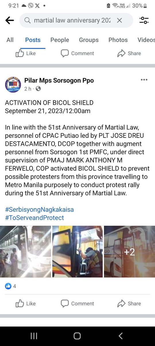 maanpamaran's tweet image. Bakit sila manghaharang ng mga nais magprotesta sa anibersaryo ng Martial Law? Martial Law na ba ulit, Macoy Jr?