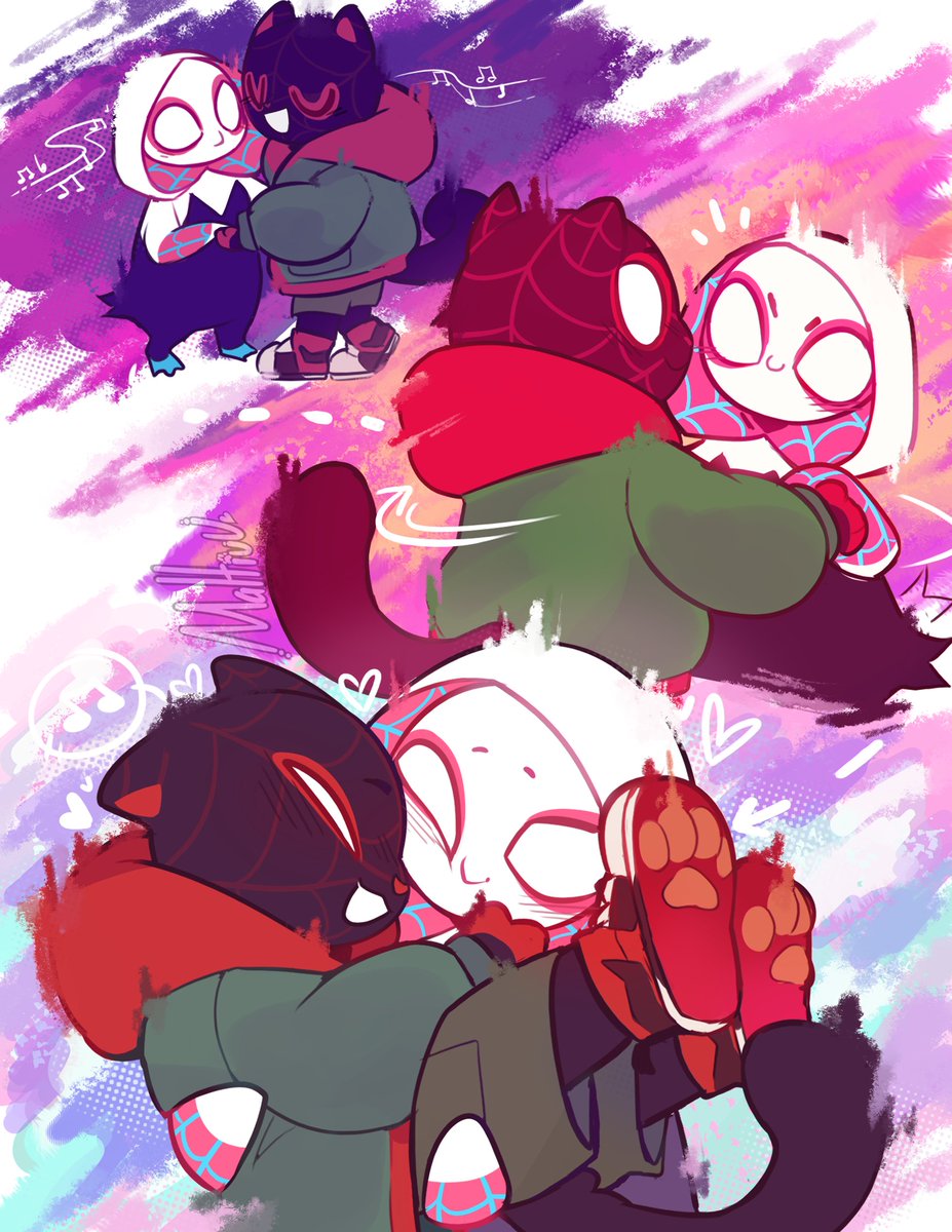 _MaltiuU_'s tweet photo. #Ghostflowerweek   
 day 6 : Multiverse traveling/visiting each other's universe = Earth-65

 #Ghostflower #AcrossTheSpiderVerse https://t.co/zdstDl3Umu