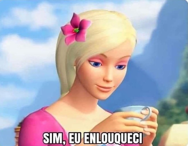 "Vc tá diferente".