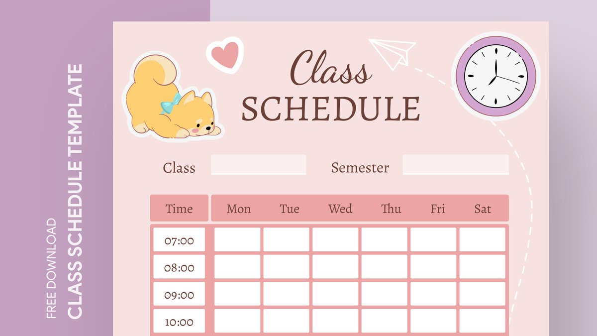 gdoc_io's tweet image. Editable Cute Class Schedule. Free Google Docs template. Can be used free of charge for business, education, and personal use. #class #classschedule #cute #cuteschedule #gdoc #googledocs #schedule #school #template

Get free →  gdoc.io/class-schedule…