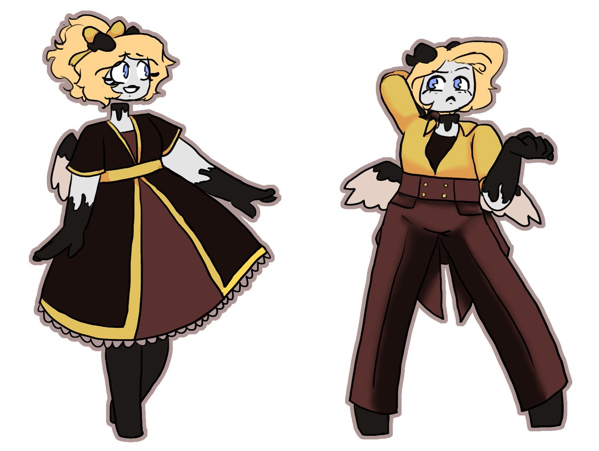 MiscMango's tweet image. its been too long so have some designs for one of my two main sonas, marie "mars" hampton.  my beloved