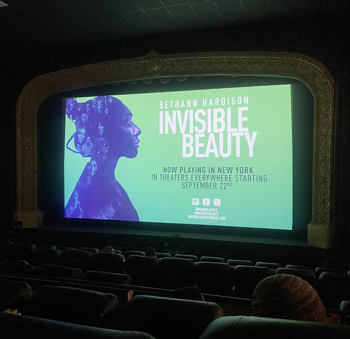 Got the opportunity to support #InvisibleBeauty tonight.

Do yourself a favor and check out this empowering film from the fashion pioneer & advocate, Bethann Hardison 🙏🏽