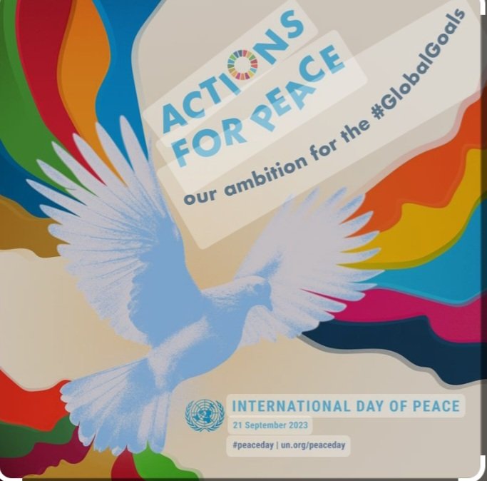 #WorldPeaceDay Observing a minute of silence today can help use understand the interconnectedness of #SustainableDevelopment & #Peace, commit to #NonViolence & #ConflictResolution. #GlobalGoals #SheBuildsPeace @Pawed51735079 @WomenPeaceMaker @whatthewomensay @krocschool