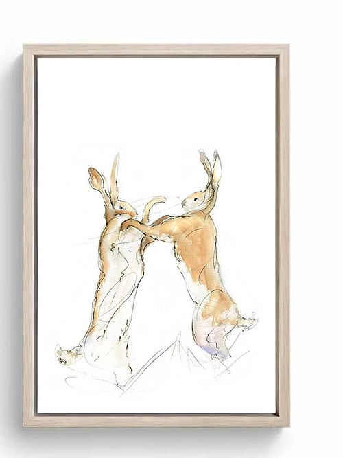 gallerythompson's tweet photo. Limited Edition Canvas Print Mike and Mia the Boxing Hares Bear wood Frame.
Your on-line destination for framed canvas prints and fine art prints that will bring joy, new character and comfort to your home. https://t.co/Qbbk0ceTU3 #CanvasPrints #FineArt #BoxingHare https://t.co/CN8Hsxw6bv