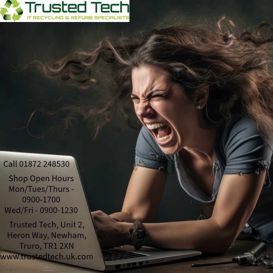 TrustedTech1's tweet image. Computer not doing what it should be doing? Trusted Tech carry out computer repairs, upgrades and sales of refurbished computers. Give Trusted Tech a call on 01872 248530 and discuss how we can help you.

#computerrepairs #laptoprepairs #cornwallbusiness