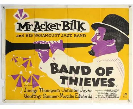 TalkingPicsTV's tweet photo. One of the truly great jazz films of all time! #AckerBilk and his Paramount Jazz Band star in BAND OF THIEVES (1962) 9:30am #TPTVsubtitles with #JenniferJayne #GeoffreySumner https://t.co/H3frky589c