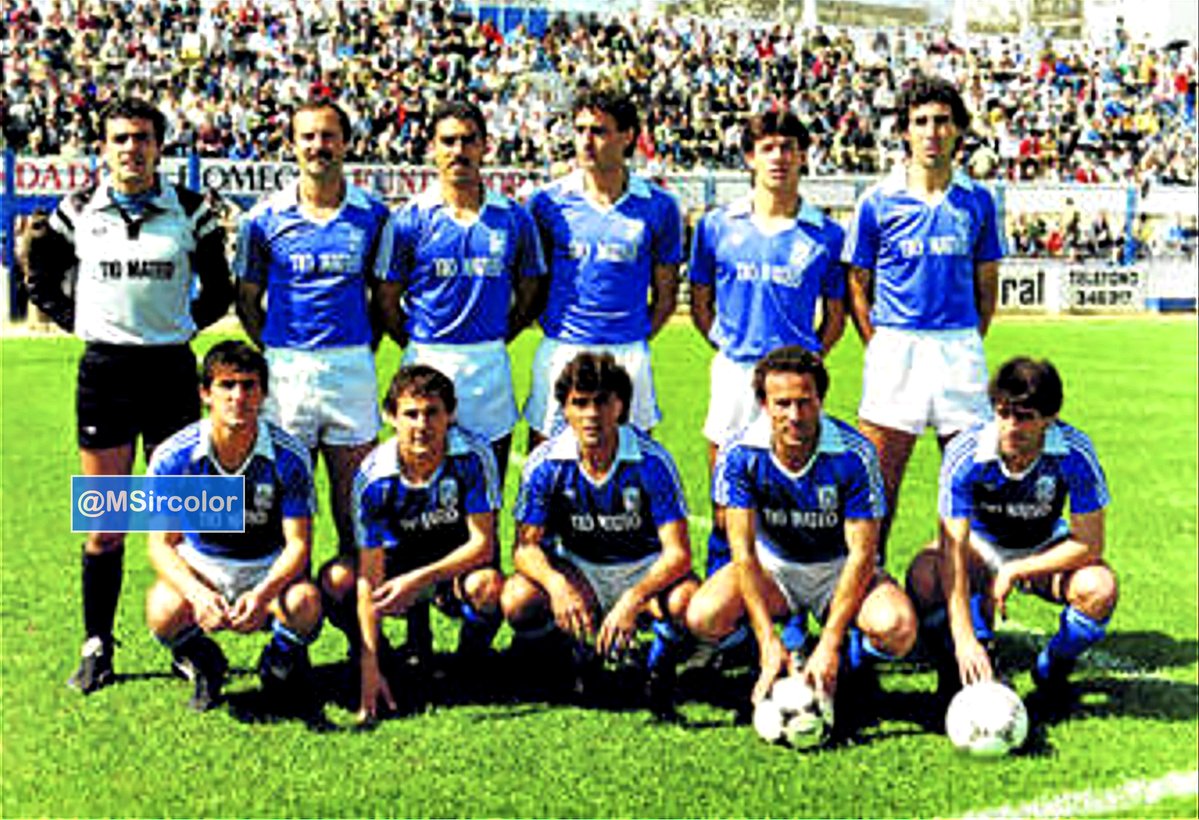 MSircolor's tweet image. Foto del @XerezCD_OFICIAL 85-86 lleno de canteranos 2ªB en el #EstadioDomecq #Osma #Valencia #Suárez #Poyatos #JuanGarrido #Rivas ;;#Correa #Queco #Adolfo #Pozo y #AntonioTorres