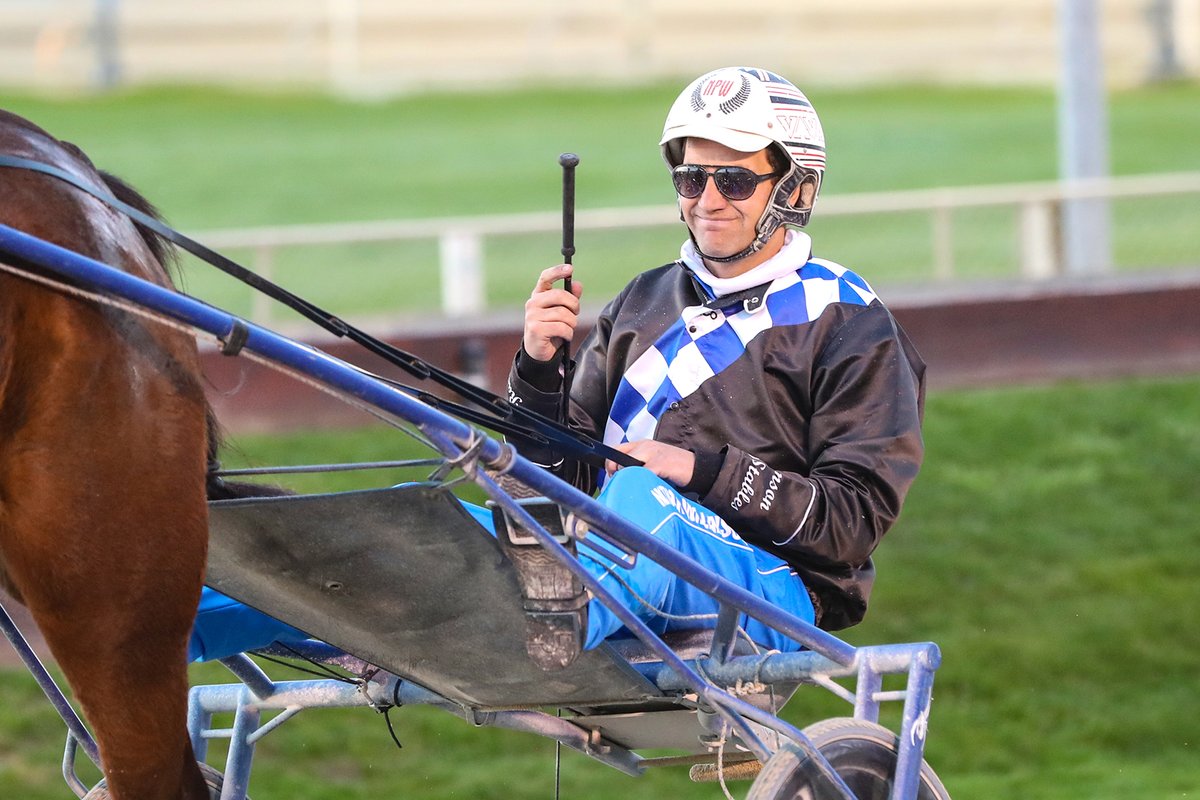 HarnessRacingNZ's tweet photo. What a way to break your maiden! 

ISOLATE gives Nathan Williamson back to back victories in the Group 3 Macca Lodge Sires Stakes Classique at Addington Raceway

#groupracing https://t.co/NAQoXz1peq