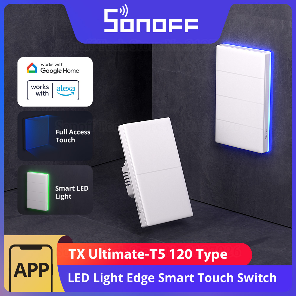 NEW ARRIVIALS!!!🎉

SONOFF T5-120 now is available for purchase.

Click to know more:bit.ly/T5120

#sonofftech #sonoff #switch #led #lightswitch #voicecontrol #alexa #google #smarthome #smarthouse #us #120type #touchswitch