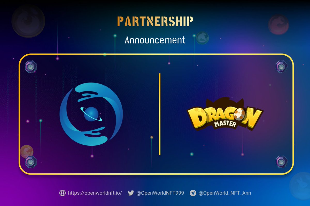 openex_O's tweet image. 🎉 Announcement 

🌟 #OpenWorld_NFT is thrilled to unveil an incredible partnership with yet another groundbreaking project @dragonmaster_co

🌟 #DragonMaster is the first blockchain-based Metaverse game that blends RTS, MOBA, Collection, and Play-to-Earn gameplay.

🌟Together,…