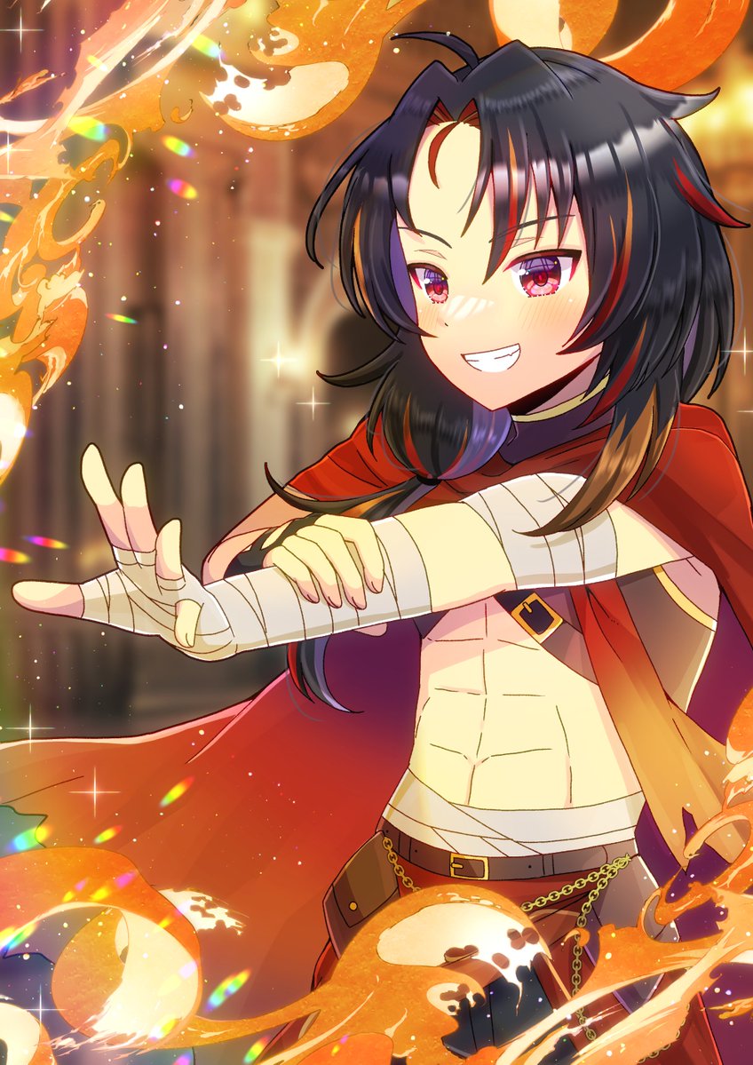 Homies, wake up, new Igni art just dropped! Look how cute I am!

🎨- @/kou_hiyoyo

#Vtuber #VtuberUprisings #VtuberEN