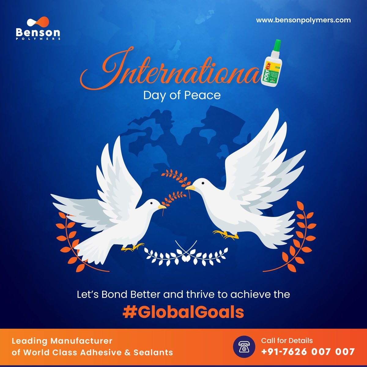 Polyfixglue's tweet image. Let’s #bond_better and thrive to achieve the 17 #globalgoals that are the blueprint for a more sustainable future for all.
.
 Contact Us - +91-7626 007 007 or visit us at bensonpolymers.com
.
 #polyfix #superglue #sprayactivator #gelglue #combokit #bond #strong #viscosity