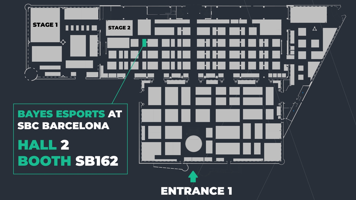 BayesEsports's tweet photo. Revolutionize your #odds #trading game!📈 With Bayes Live Odds you can integrate with multiple providers to create an odds feed tailor-made for you through just one API. Visit our booth SB162 at #SBCBarcelona and get first-hand experience from our team. #EsportsData https://t.co/wLWxQ56aIS