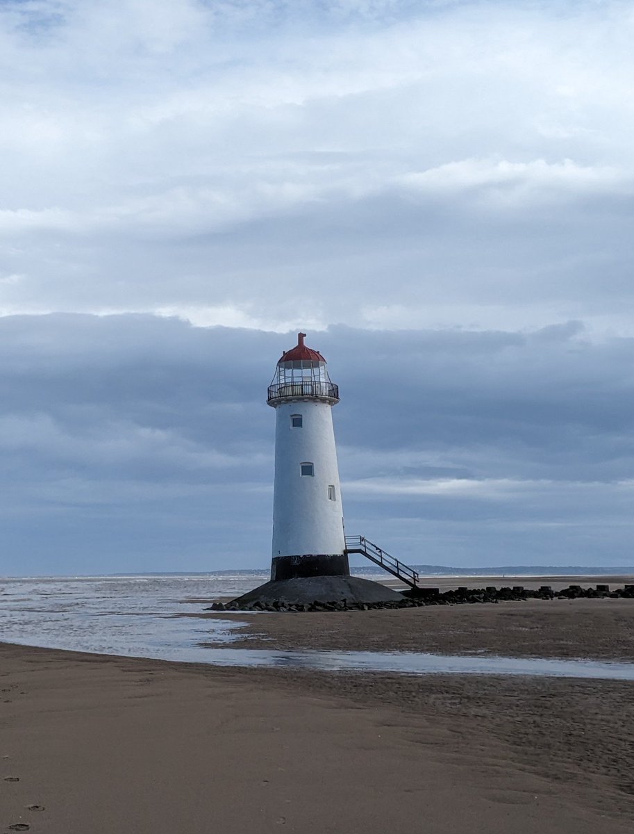 Point of Ayr lighthouse, Talacre, North Wales, marks the western outer limit of the Dee Estuary. Constructed by the Port of Chester in 1776, it was an attempt to improve navigation into the Dee, but was out of use by 1844 as the Mersey and Liverpool took most of Chester's trade.