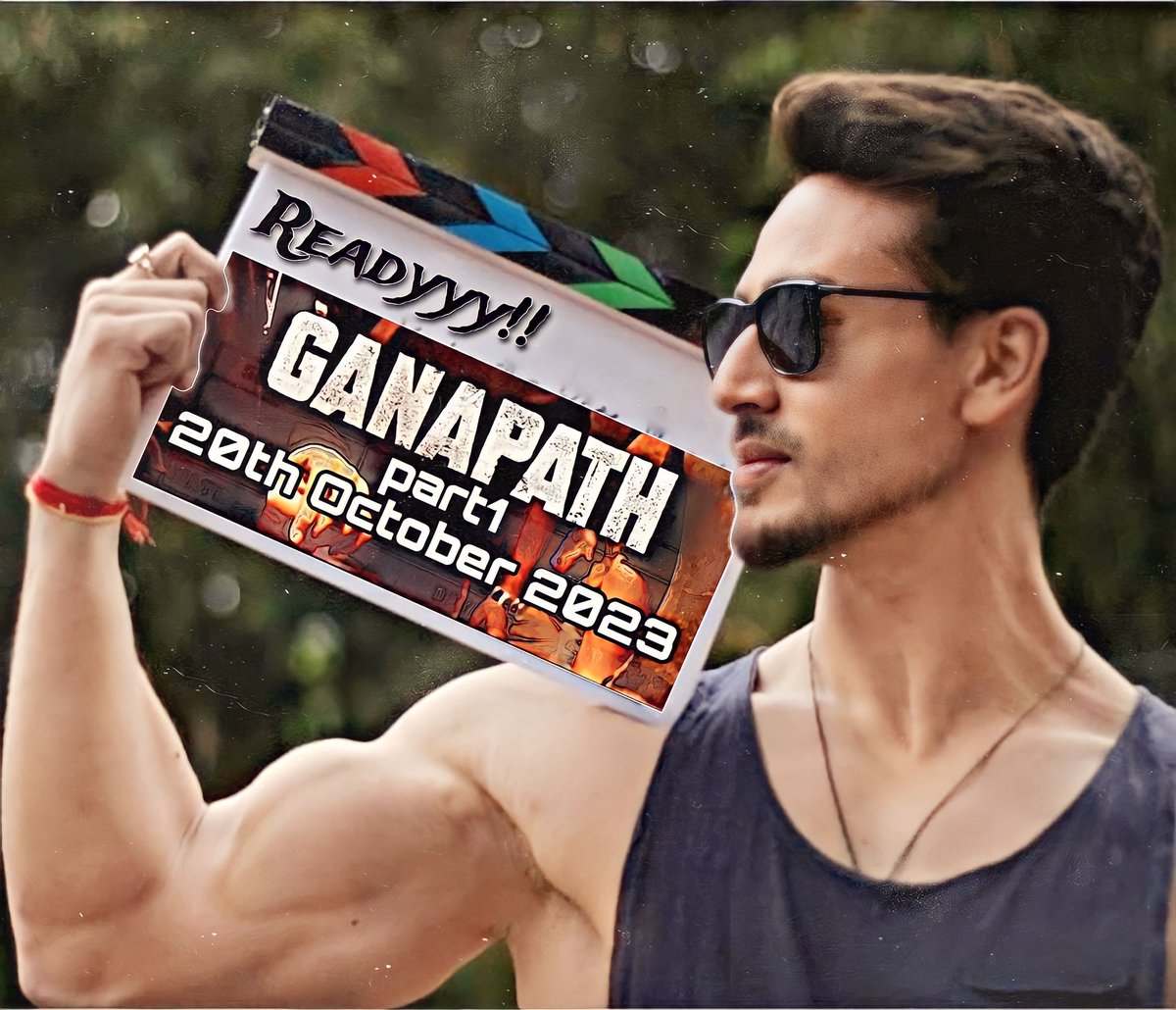 READDYYY....⚡

#GanapathAaRahaHai banke apne logo ki awaaz on this Dusshera 20th October 2023..... 🔥💥

#TigerShroff #KritiSanon 
#GanapathOn20thOctober 
#GanapathPart1 #Bollywood 
#Ganapath #TrendingNow