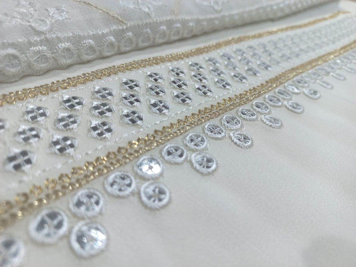 madhav_fashion's tweet image. ✨ Discover the Magic of Mirror Work! ✨

Mirror work, also known as "shisha" or "abhla," is a timeless embroidery technique that weaves together tradition and beauty. #MirrorWorkMagic  #ArmyContractRenewal #KareenaKapoorKhan #FERRAGAMOFW23xJENO #TDPGoonsInAssembly #CanadaNews