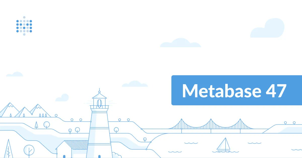 Sortie de la version 47 de #Metabase avec le tant attendu export des tableau de bord au format PDF 😍 
buff.ly/3ZoaNHs 
Contactez-nous pour en savoir plus ou pour découvrir nos offres d'hébergement de ce superbe outils d'analyse de données