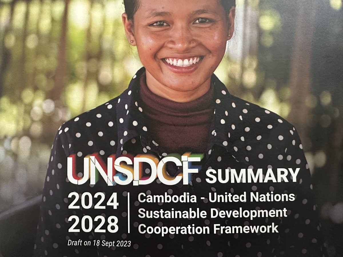 KatjaMarjuska's tweet image. An important step for @UNCambodia: with today’s validation workshop with the Royal Government of #Cambodia, we are one step closer to finalizing the #CooperationFramework