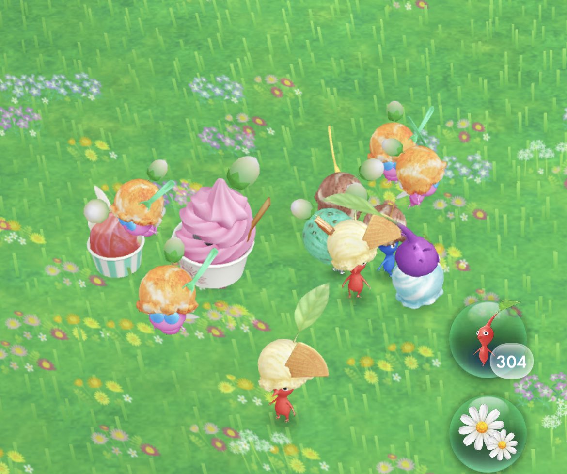 こんビーフ🐄

アイスクリーム揃いました🍦

ステージ6-2までやって

赤2,黄1,青2,白1,紫1,岩1,羽4

ルーレットで金の苗なかなか引けず、やっと引けて育てたら、すでに持ってる羽ピクミンが続けて2匹出てきた時は心が折れそうでした😭

明日からは花札イベントに専念するぞっ🎴

 #ピクミンブルーム