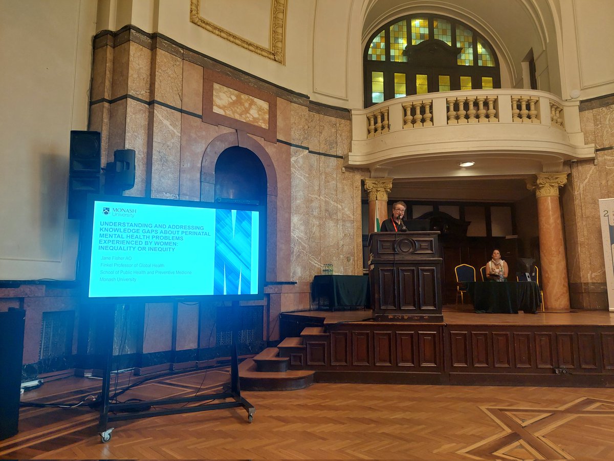 NakicRados's tweet image. An excellent start of the 2nd international @RiseupPPD conference on #PeripartumDepression with a keynote lecture by @Jane_Fisher1 at lovely @SofiaUniversit