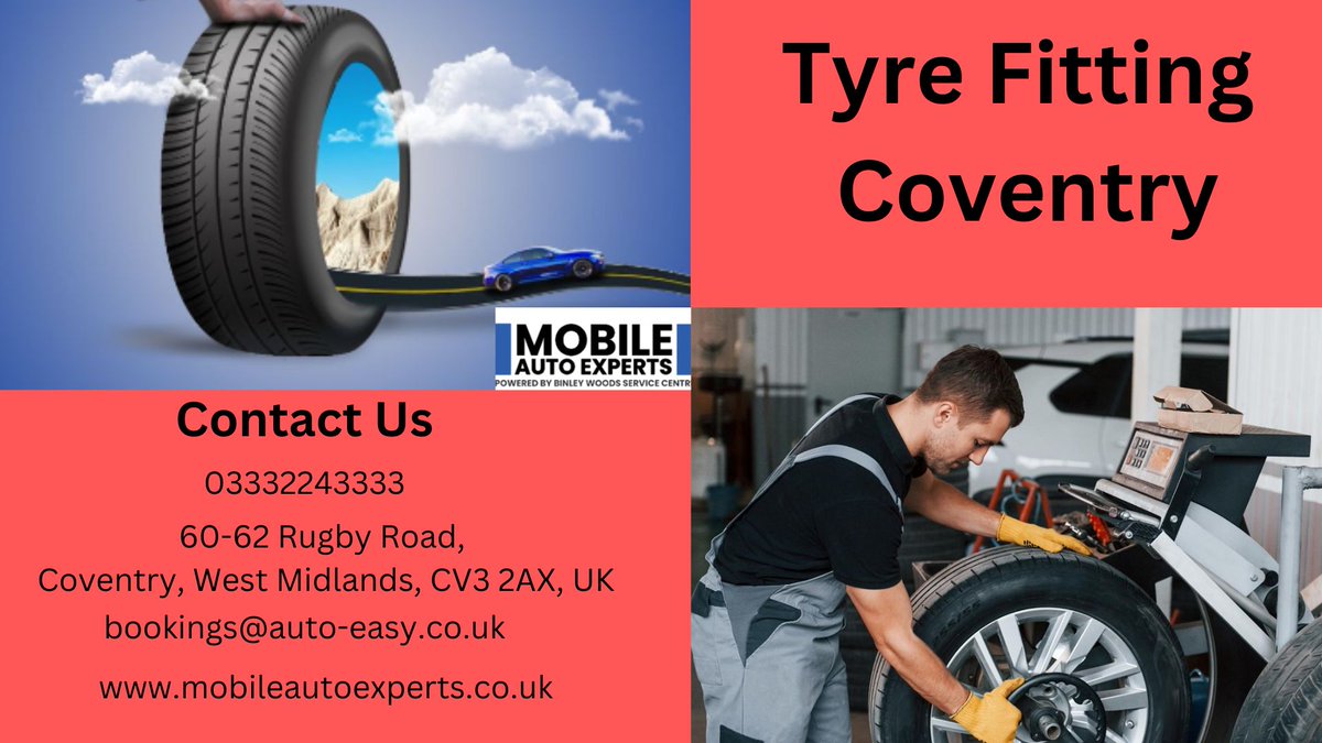 Tyre Fitting Coventry
Call to book online TyreFitting Coventryfrom stock to choose from a huge range of tyresin the Mobile Auto Experts store We offer a top class TyreFitting. mobileautoexperts.co.uk/tyre-fitting