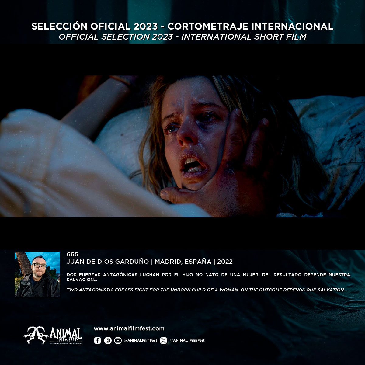 🇪🇸 665
Juan De Dios Garduño | Madrid, España | 2022

animalfilmfest.com/cuartaedicion/…

#SelecciónOficial #ANIMALFilmFest #AFF4 #AFF