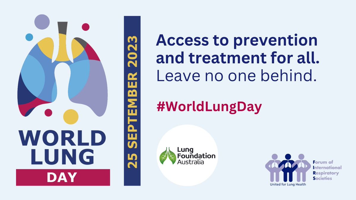 Lungfoundation's tweet photo. This World Lung Day @FIRS_LungsFirst is calling on governments and healthcare providers worldwide to give equitable access to preventative services and treatments for respiratory conditions! https://t.co/MLOuXvyEgA