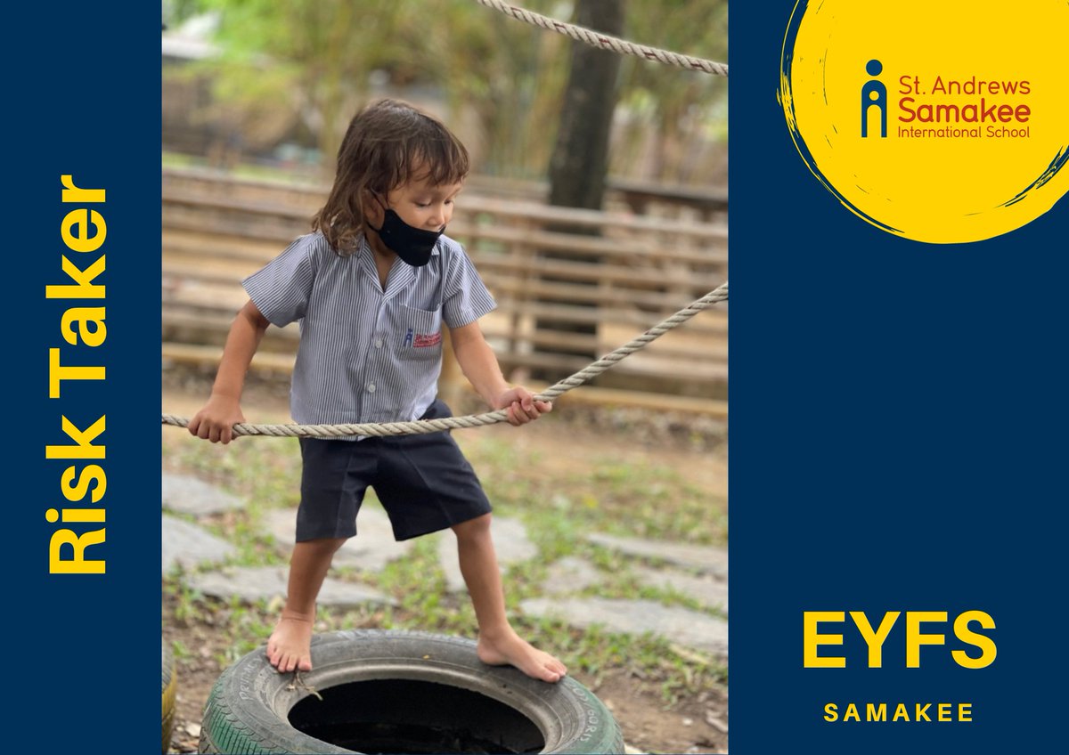 Risk taking involves the child in so many valuable lessons; goal setting, independence, resilience, self-esteem, trial and error, gross motor development and a sense of achievement at the end. Go #EYFS!

#sassamakee
#outdoorprovision
#EYTagTeam
#EYFSCoEL
#playmatters