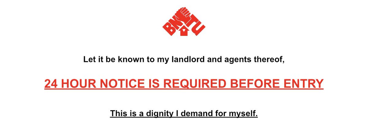 We always include one of these in our lit drops; tape it to your door, or get crafty and make a decorative personalized version for your threshold!  Get your neighbors talking, and realizing that we all deserve better.