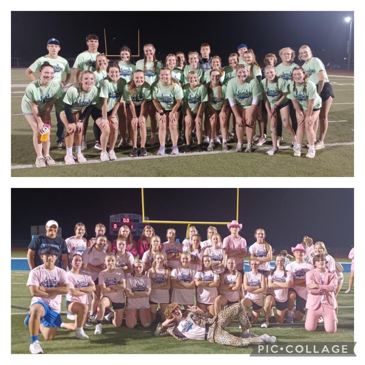 FburgStuCo's tweet photo. Thanks to everyone who came to this year’s Powder Puff game &amp; congrats to all who competed &amp; helped on the sidelines!

Thanks to our boys in the booth for calling the game &amp; to Coach Mueth, Coach Randle, Coach McEvily, Mr. Unger, Mr. Young, &amp; Coach Stu for coaching &amp; officiating! https://t.co/fCkDyC0DrU