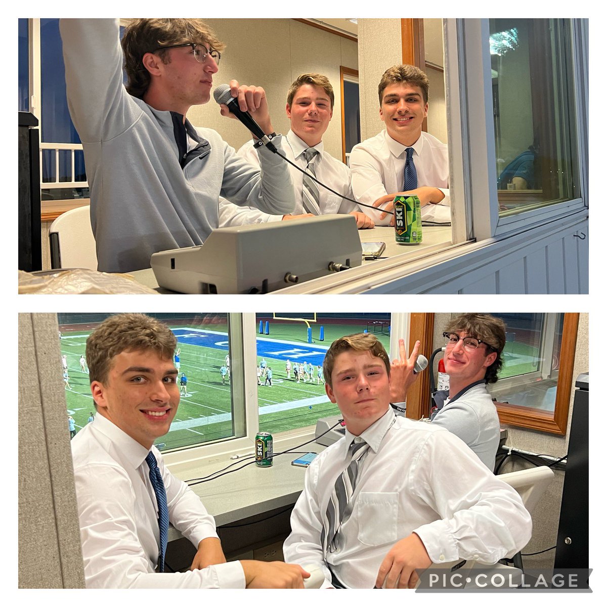 FburgStuCo's tweet photo. Thanks to everyone who came to this year’s Powder Puff game &amp; congrats to all who competed &amp; helped on the sidelines!

Thanks to our boys in the booth for calling the game &amp; to Coach Mueth, Coach Randle, Coach McEvily, Mr. Unger, Mr. Young, &amp; Coach Stu for coaching &amp; officiating! https://t.co/fCkDyC0DrU