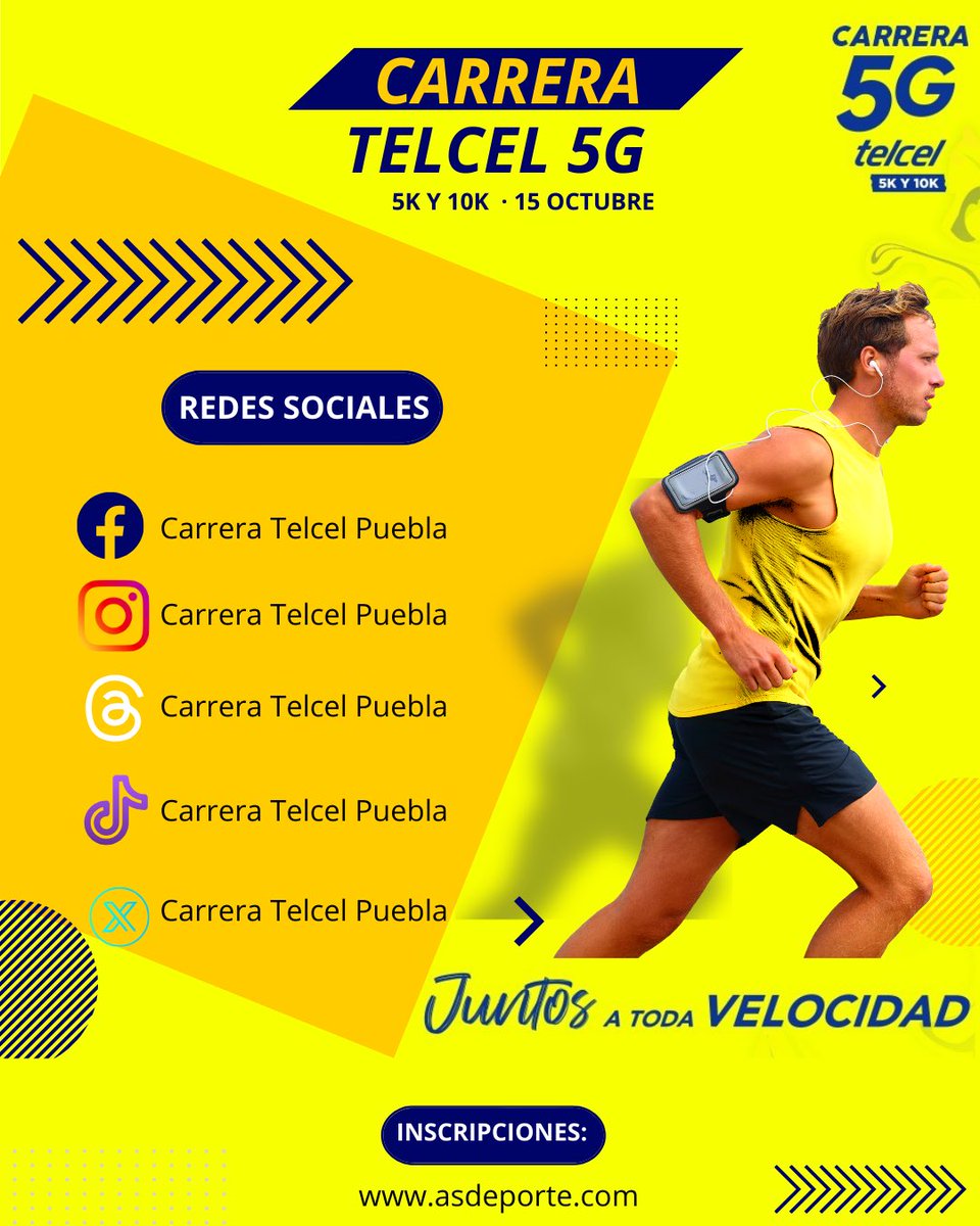 carrera_telcel's tweet photo. SÍGUENOS EN TODAS NUESTRAS REDES SOCIALES. MAÑANA COMENZAMOS CON SORPRESAS Y GIVEAWAYS 🎉🥳🎊 https://t.co/9o7iykkt5c
