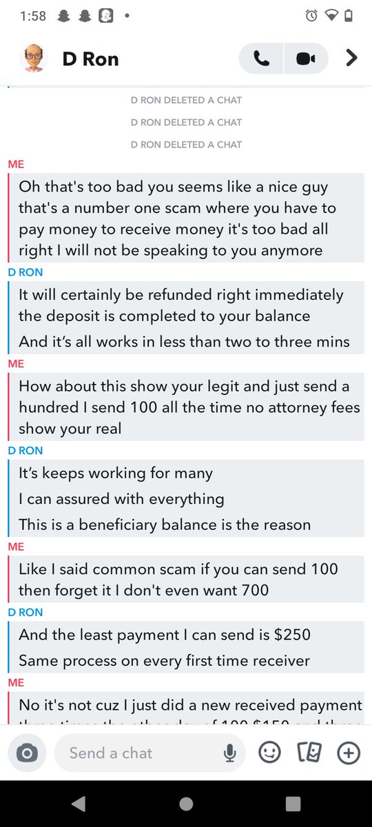 JessicaRabbit3D's tweet photo. @RonaldWade78324 SCAMMER BEWARE D Ron Snapchat ID daddy_ronh01 once he knew I was on to him he started 2 delete messages pls RT SO NO NEW GIRL FALLS VICTIM WE NEED 2 LOOK OUT FOR EACH OTHER AND STICK TOGETHER RETWEET THIS  HE'S ALL OVER FOOT FETISH POSTS BEST PLACE 2 RT STAY SAFE https://t.co/jm4Jv6kJOd