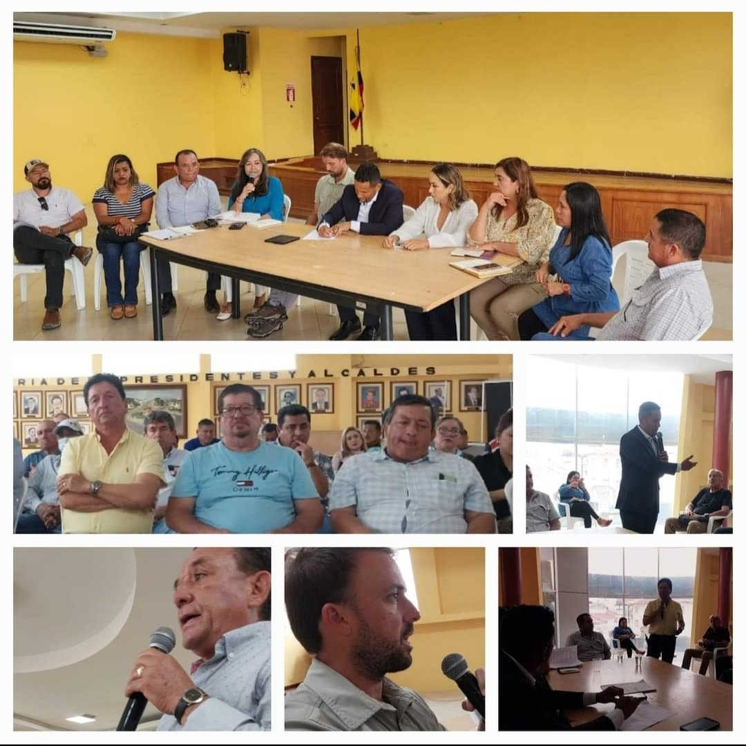 FEDAC y sus gremios de El Oro, en Municipio/Santa Rosa, con el Alcalde,Vicealcaldesa, Viceprefecta El Oro, solicitando derogatoria de ordenanza municipal por cobro de uso de suelo, por ser considerada ilegal e injusta, Acuacultura  cobra ya por este concepto al sector camaronero.