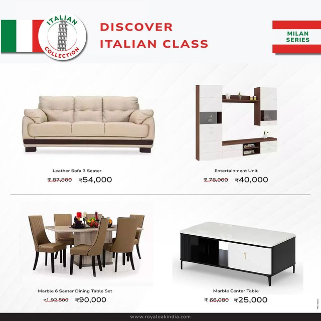 RoyaloakErode's tweet photo. Welcome to the epitome of Italian sophistication with the Milan Italian Collection, Discover sleek and stylish furniture that effortlessly marries contemporary design with timeless elegance of Rome Italian collection’s in #Royaloak_Furniture_Erode , Call &amp; WhatsApp : 8870 888 578 https://t.co/jNt6OTlF9Y