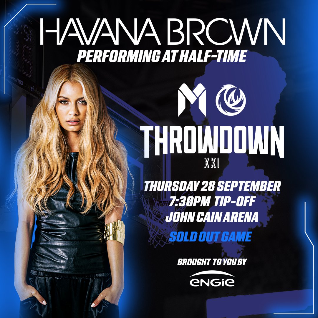 Melbourne United (@melbunited) on Twitter photo ICYMI - Thanks to our new major partner, ENGIE, <a href="/djhavanabrown/">Havana Brown</a> will be performing at halftime of next Thursday's Throwdown. Make sure you're in your seats so you don't miss the show 🔥 ICYMI - Thanks to our new major partner, ENGIE, <a href="/djhavanabrown/">Havana Brown</a> will be performing at halftime of next Thursday's Throwdown. Make sure you're in your seats so you don't miss the show 🔥