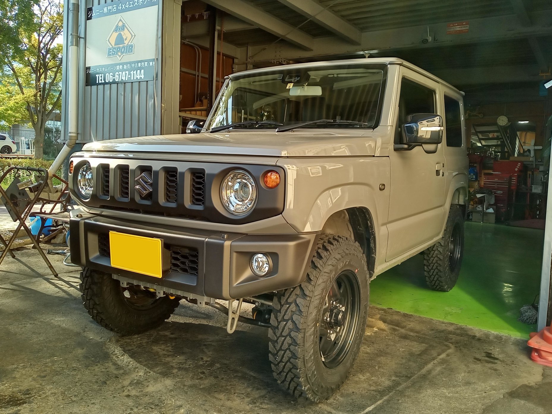 ジムニーJB64 チョイ上げ仕様 1.5インチアップ| 4x4エスポワール
