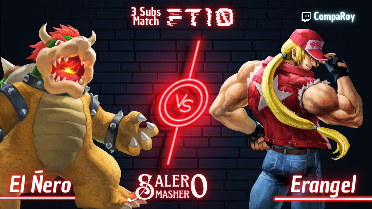 Compa_Roy's tweet image. YA EN VIVO con pura sal 🧂
Salero Smashero donde el perdedor deberá pagar caro!

@Crisrael_14 vs @Zeli_Garibay 
@Richimp6162617 vs @Lezcano_SSB 
@Compa_Roy vs Erangel 

Caiganle: twitch.tv/comparoy