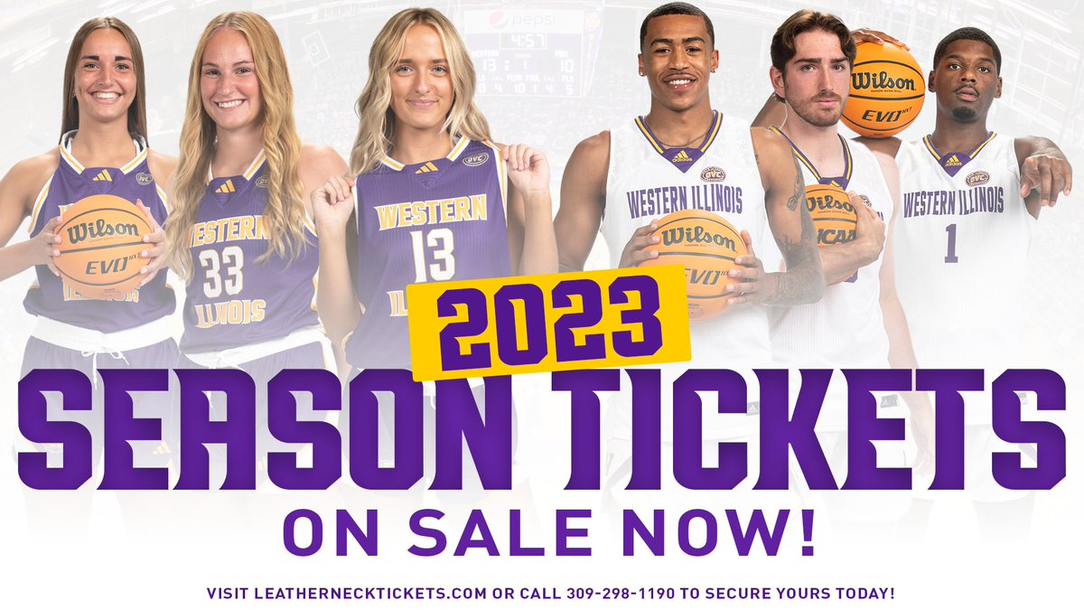 @WIU_MensHoops &amp; <a href="/WIUWBB/">Western Illinois Women's Basketball</a> season tickets are now on 𝐒𝐀𝐋𝐄! Head to Leathernecktickets.com to secure your seat this season. 🏀🎟️

#GONECKS | #OneGoal