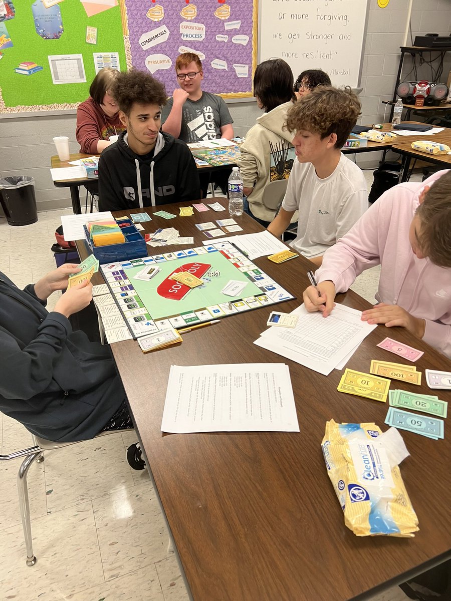 PHSspeechteam's tweet image. Little “sociopoly” and life fun.  Learning social stratification.  #learningwhilehavingfun @SumnerConnect @scottlangford72 @PrincipalofPHS @KimMeadows_PHS @PHS_Yearbook__