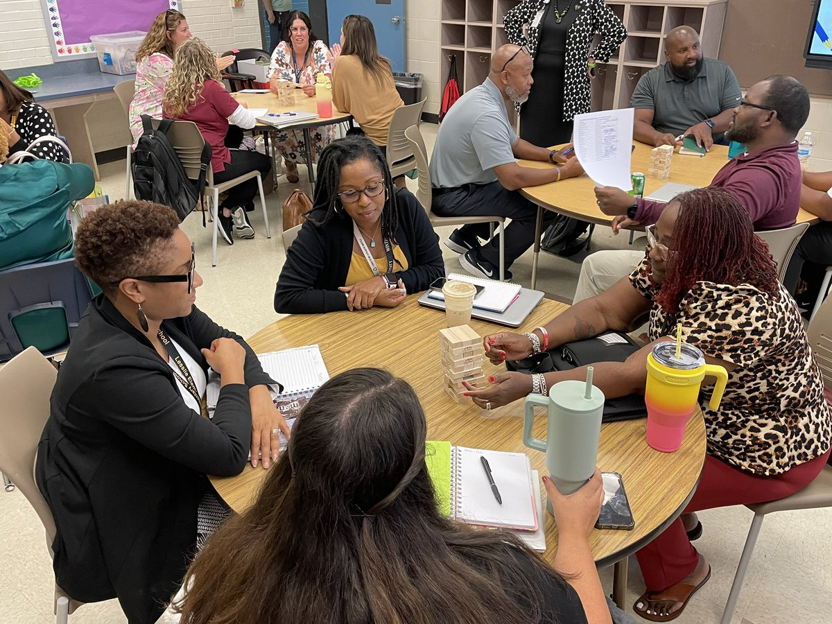 Get to Know You Jenga and Fishbowl conversations were the highlight of today’s PLC meeting for our Deans of Student Leadership! The collaboration, camaraderie, and community were on point! #RockSolid <a href="/RockHillSchools/">Rock Hill Schools</a> @RockHillSchJob <a href="/ProfLearningRH/">Rock Hill Schools Professional Learning</a>
