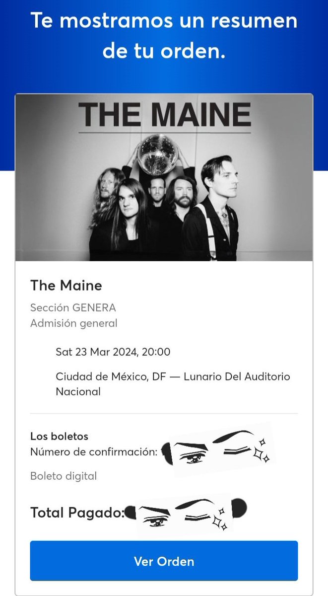 fxbl3gh's tweet image. See you there guys 🇲🇽💙 
Kheee emoción @themaine
#8123 #TheMaine