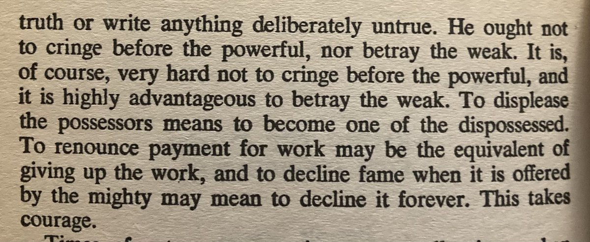 Puttering around in the library I found this short essay Brecht wrote in the Appendix to his play Galileo called Writing the Truth: Five Difficulties (1935). 

It is a very precious thing. Some excerpts.